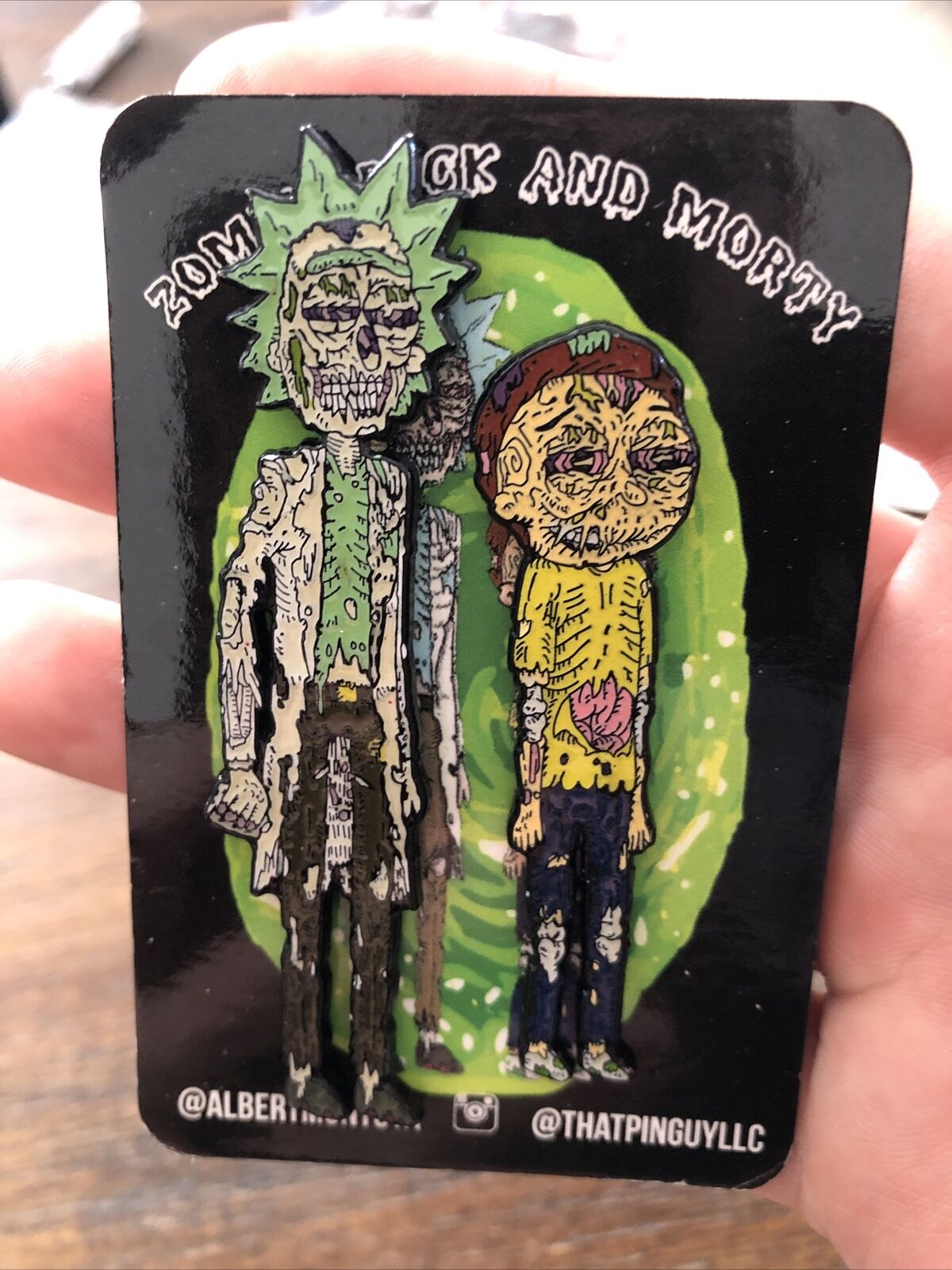 Rick and Morty Enamel Pin Set