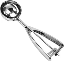 Large Cookie Scoop, 5.4 Tbsp/ 2.7 OZ, 2.5 Inch/ 63MM Ball, 18/8 Stainless Steel