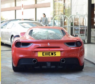 E111EWS EWA EVA cherished private personal number plate n dateless gold platinum