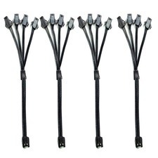 4-Way Splitter Split Connector Cable Cord Adapter for El Wire Led Neon Light