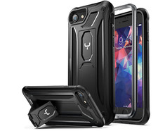 iPhone SE 7 8 Case w/ Screen Protector Kickstand Heavy Duty Shockproof