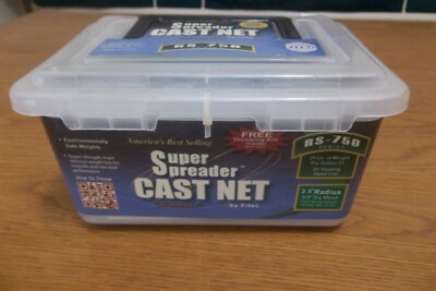 RS-750 model 10135 Fitec Super Spreader Cast Net radius 3/8