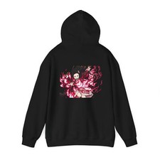 Demon Slayer Kimetsu Unisex Hooded Sweatshirt, Cozy Hoodie, Gift for Anime Fan