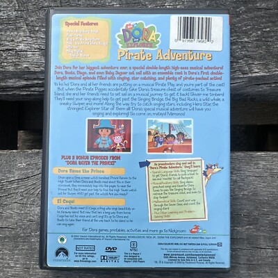Dora the Explorer Pirate Adventure (DVD, 2004) Dora's First