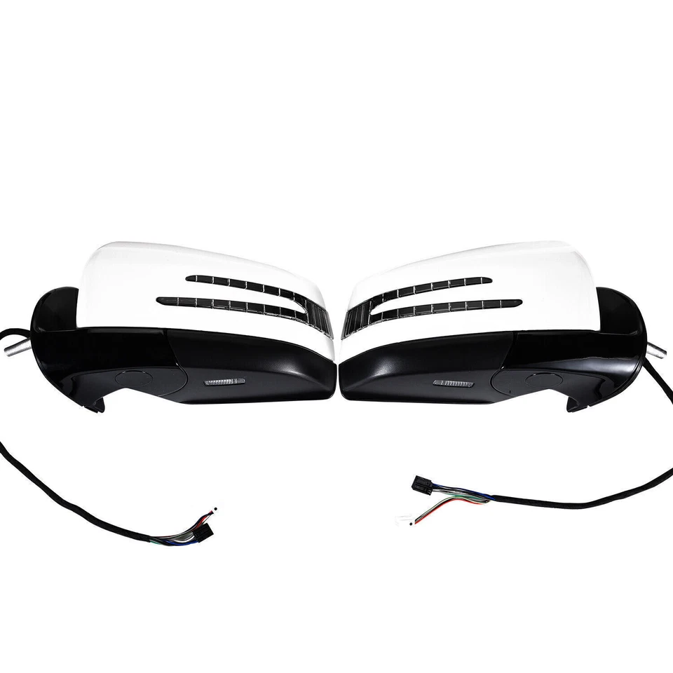 1 Pair Rear View Side Door Mirror For Mercedes Benz W164 X164 ML GL Cl 2005-2011 Foto 3 de 4