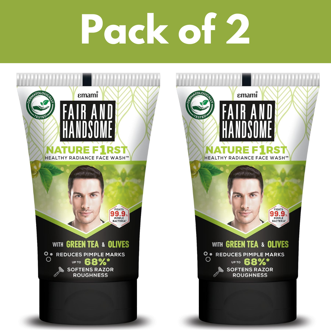 Fair And Handsome Nature First Healthy Radiance Face Wash With