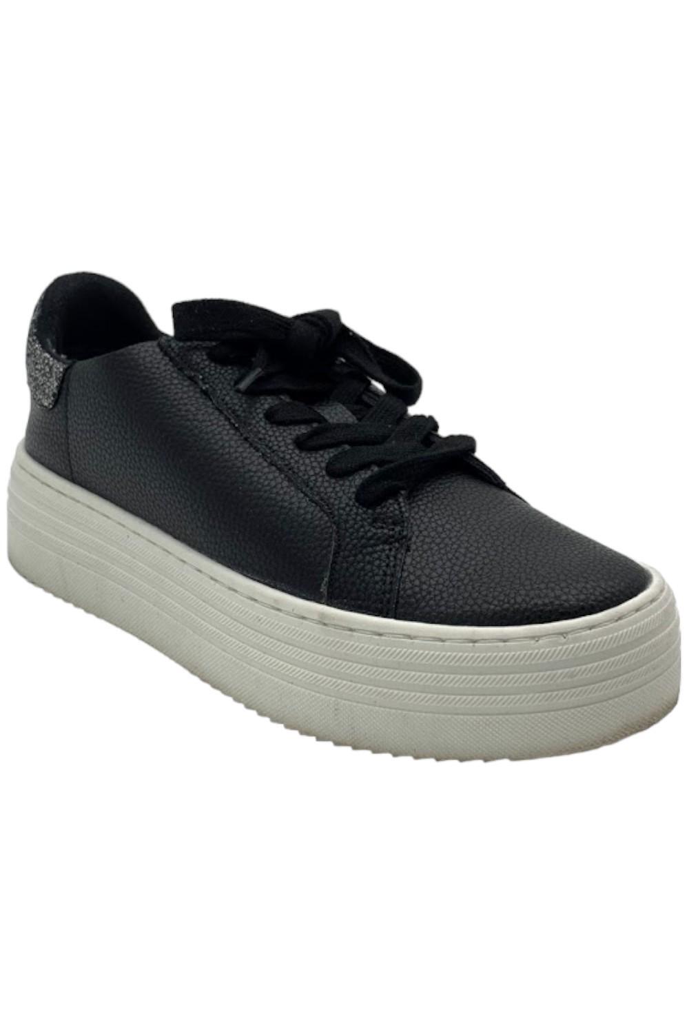 Joy Performance Comfort Leather Sneaker Black