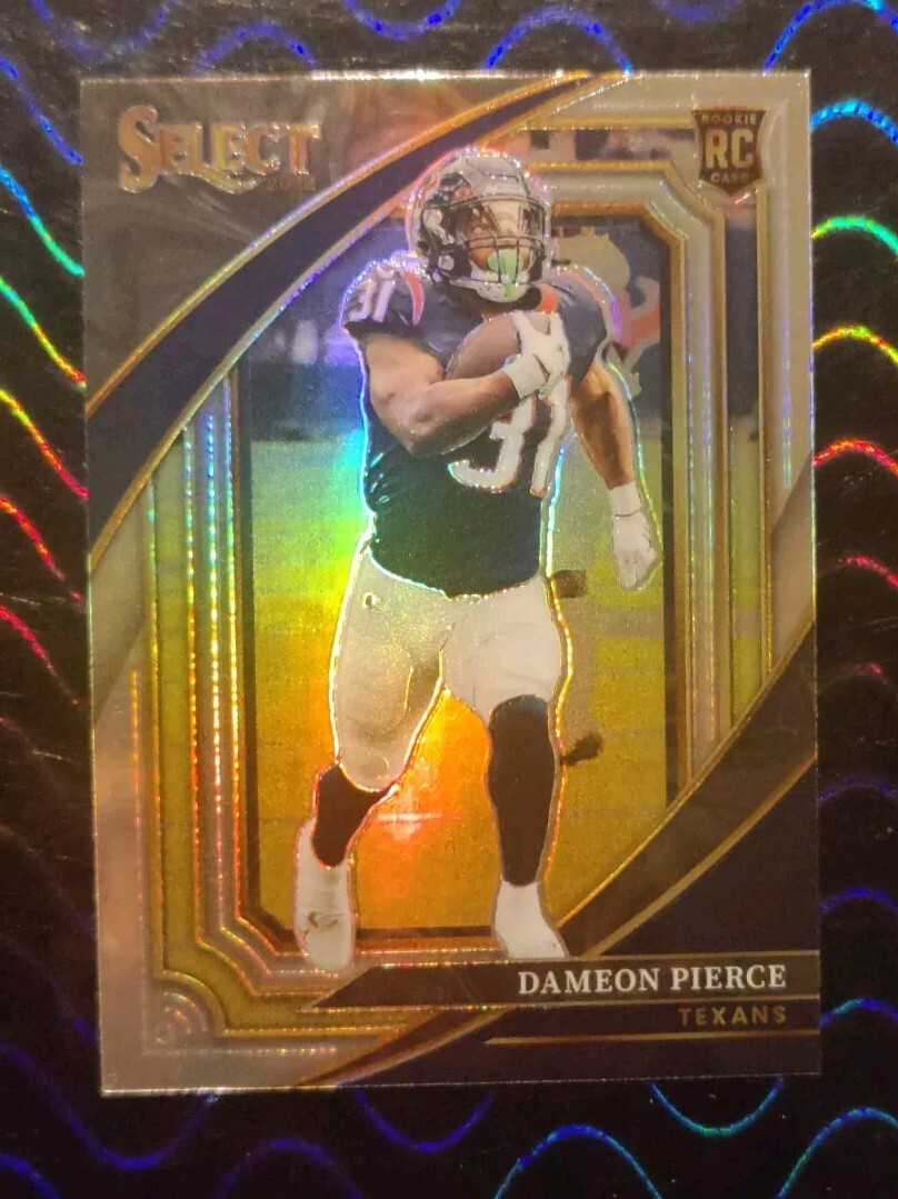 2022 Panini Select - Suite Level #345 Dameon Pierce (RC) SILVER PRIZM, SICK HOLO
