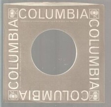 Company Sleeve 45 COLUMBIA - Gray w/ White Text Square 1964-1969