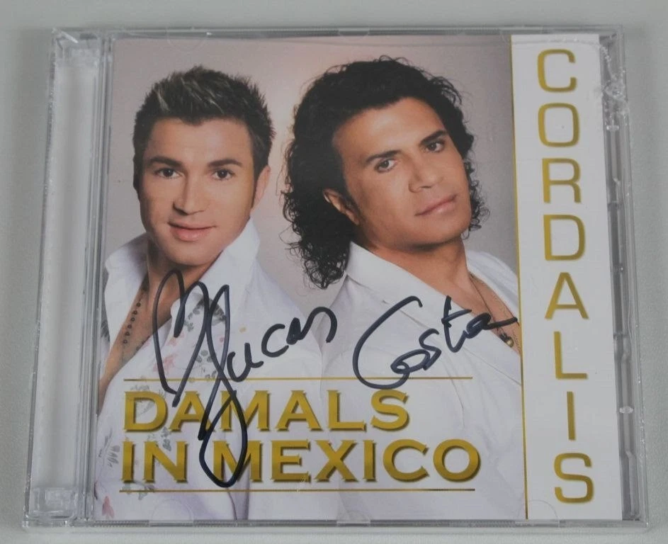 8x signierte Doppel CD von Lucas + Costa Cordalis - Damals in Mexico - Neu /H - Bild 2 von 4