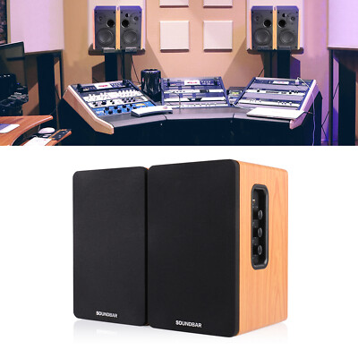 Lautsprecher HiFi Holzlautsprecher 2.0 Soundsystem Lautsprecher Regalautsprecher
