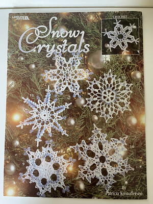 Rare Find! Crochet Snow Crystals Patricia Kristoffersen 2002 Paperback Pattern