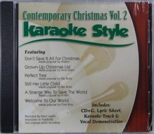 Contemporary Christmas Volume 2 Christian Karaoke Style NEW CD G Daywind 6 Songs