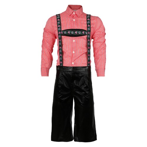 DISFRAZ BÁVARO DE LUJO PARA HOMBRES LEDERHOSEN OKTOBERFEST ALEMÁN DISFRAZ DE DISFRACES - Imagen 7 de 9