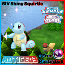 6IV Shiny Squirtle Pokemon Brilliant Diamond Shining Pearl