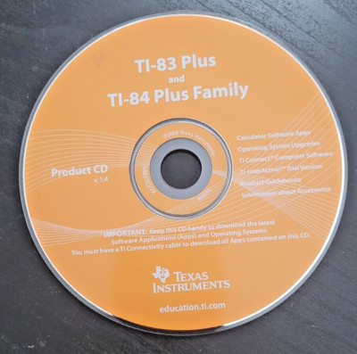 Ti Interactive Disk Texas Instruments TI-84 +Silver TI Connect Software Guide Win98 ...