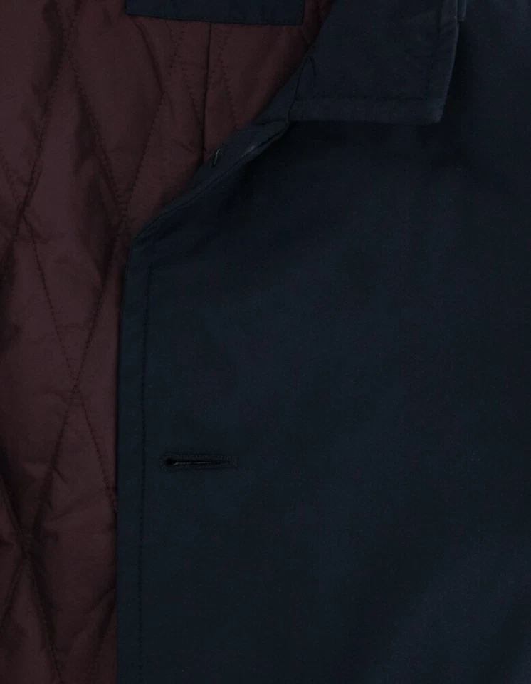 Chaqueta lisa de poliéster azul marino Barba Napoli - 44/54 - (AUC39I425837) Foto 3 de 4