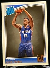 2018-19 Donruss Rated Rookie #173 Khyri Thomas Detroit Pistons - QTY