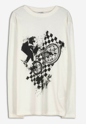 Jungen Langarmshirt mit Print  NEU mit Etikett
