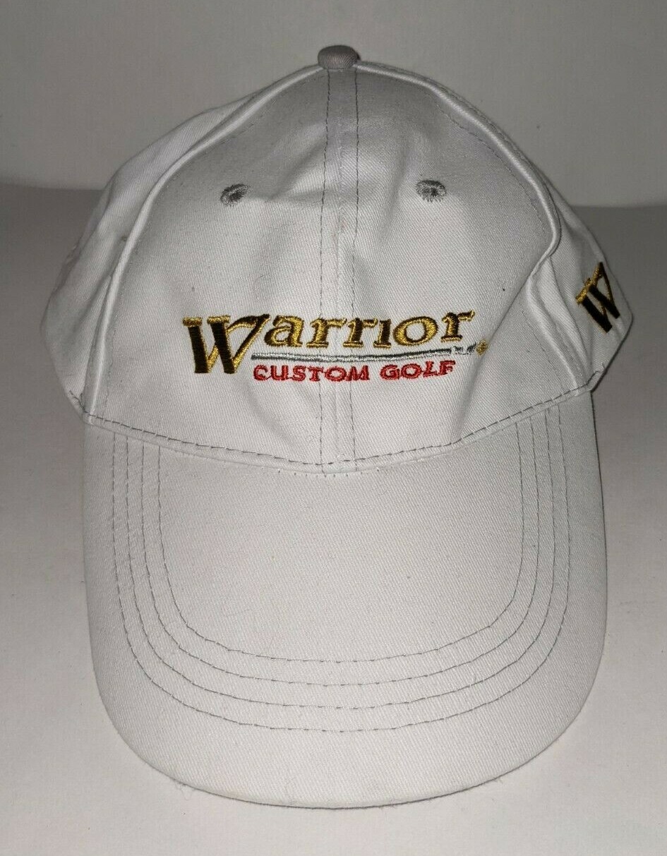 Warrior Custom Golf Hat Strapback Adjustable Cap … - image 1