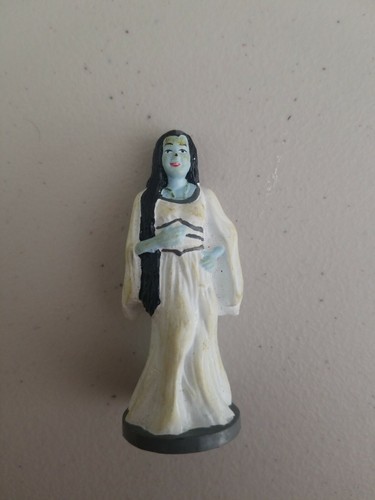 Lot De 3 Figurines Kayro The Munsters 1964 - Lilly, Eddie, Grandpa - Vintage Plastique