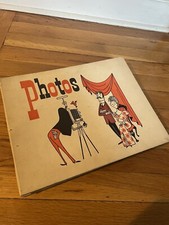 1960's Vintage Photo Album 182 B w Pictures Family Trips Events Life More