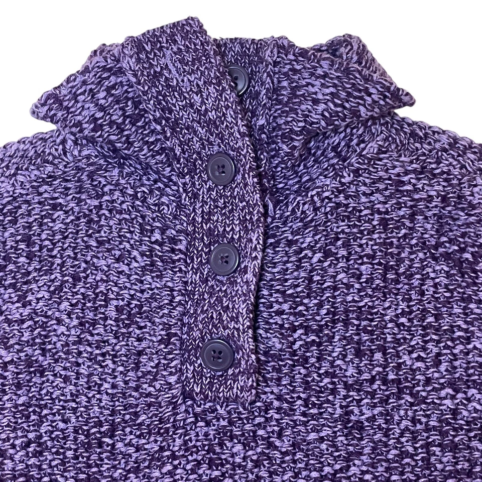 Suéter de niña Tea Collection Munter Haus berenjena púrpura talla 4 manga larga Foto 4 de 4