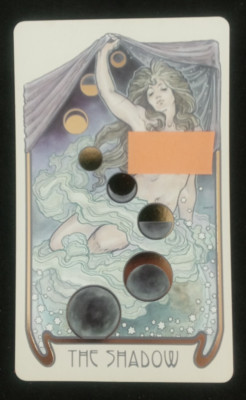 Dreamscape Oracle by Matt Hughes Single Card The Shadow 5'' X 3''