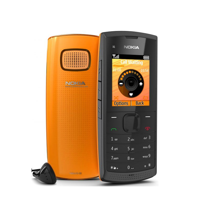 Original Unlocked Nokia X1-00 2G GSM 900 / 1800 Radi Cell Phone1.8