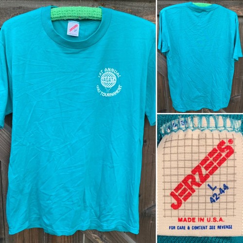 vintage 1st Annual NAGATA Golf Tournament tshirt size L 4244 made in USA eBay