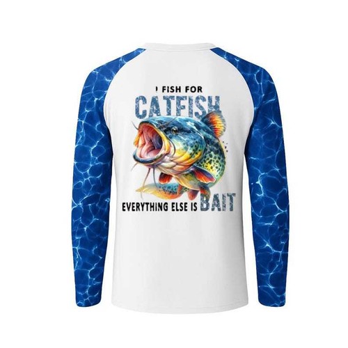 Personalized UPF50 Fishing Shirt M-2XL | Custom Logo | Fish Hook Design | UV Tee - Picture 8 of 10