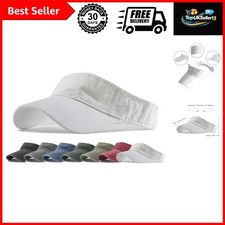 Sports Sun Visor Hats Cotton Adjustable Golf Caps for Men Women