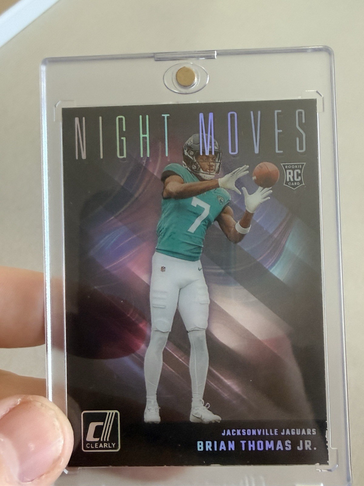2024 Donruss Clearly BRIAN THOMAS JR. SP Night Moves Rookie CASE HIT Jaguars #5