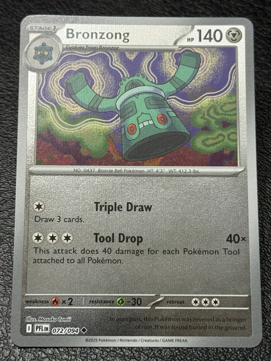Bronzong 072/094 - Reverse Holo - Pokémon TCG: Phantasmal Flames