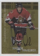 1999 ITG Be A Player Millennium Signature Series Gold Magnus Arvedson Auto 2d8