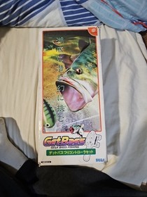 SEGA Get Bass w/s Fishing Controller DreamCast DC Used Japan Import Boxed Tested
