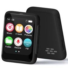 Mini MP3 Player for Kids, Bluetooth 5.3 Speaker, 128GB Expandable Memory, FM ...