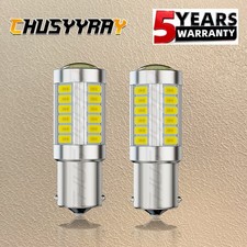 NEW 1156 P21W LED Reverse Backup Light White Bulb 2X 6000K Bulbs Super Bright
