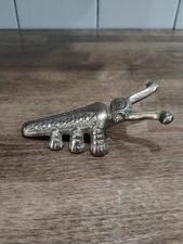 Vtg Cast Iron brass Beetle Scarab Bug Boot Jack Scraper Shoe Remover Antique 4"
