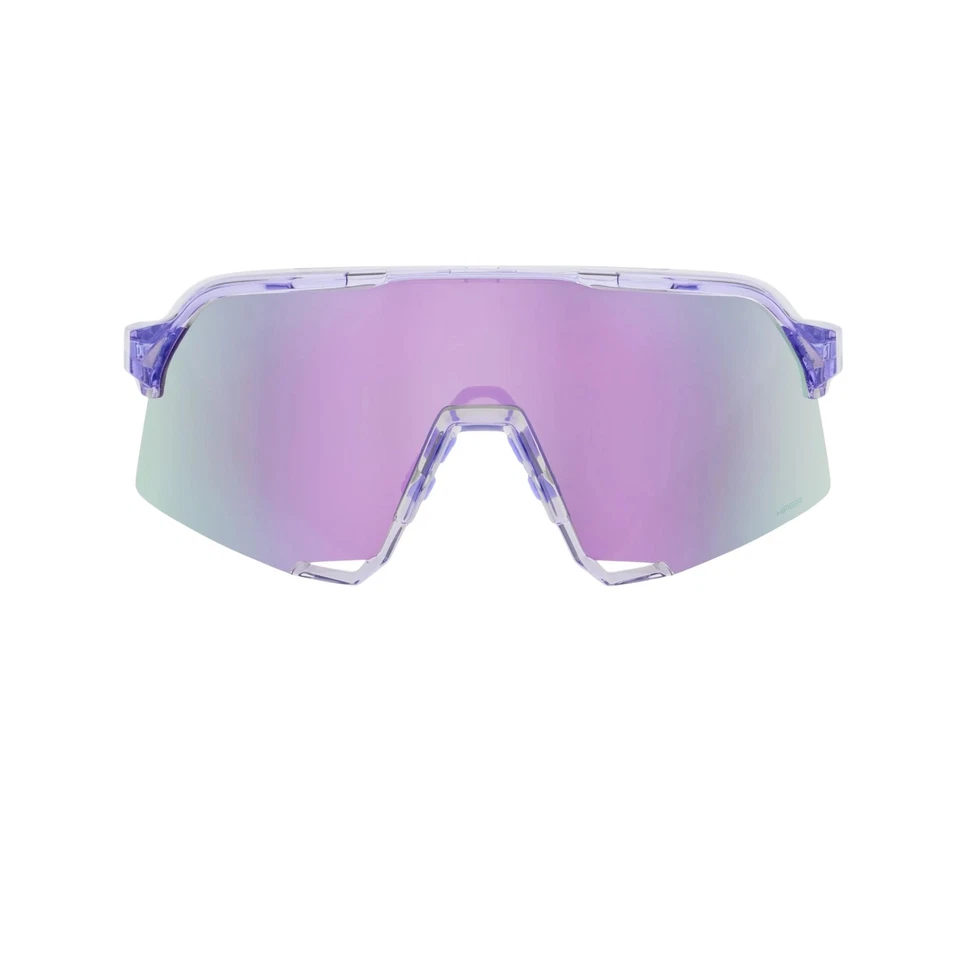 100% S3 Sunglasses, Polished Translucent Lavender Frame, HiPER Lavender Mirror L - Imagem 2 de 3