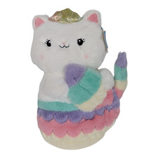 FAO Schwarz Glow Brights Toy Cat 15" Plush LED Sound Meowmaid Stuffed Animal NWT