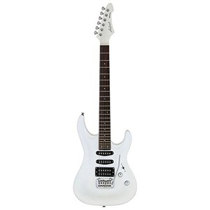 AriaProII AriaPro II MAC Series Guitare électrique SSH Prise en charge Pearl blanc MAC-STD