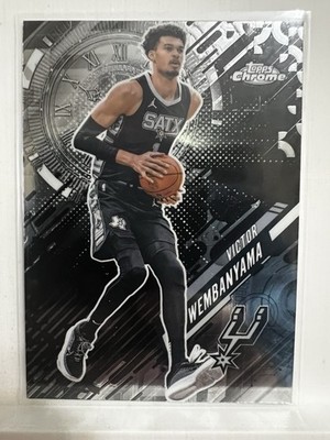 2025-26 Topps Chrome Victor Wembanyama Go Time #GT-11 San Antonio Spurs