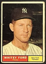 1961 Topps #160 Whitey Ford New York Yankees OFFGRADE FILLER