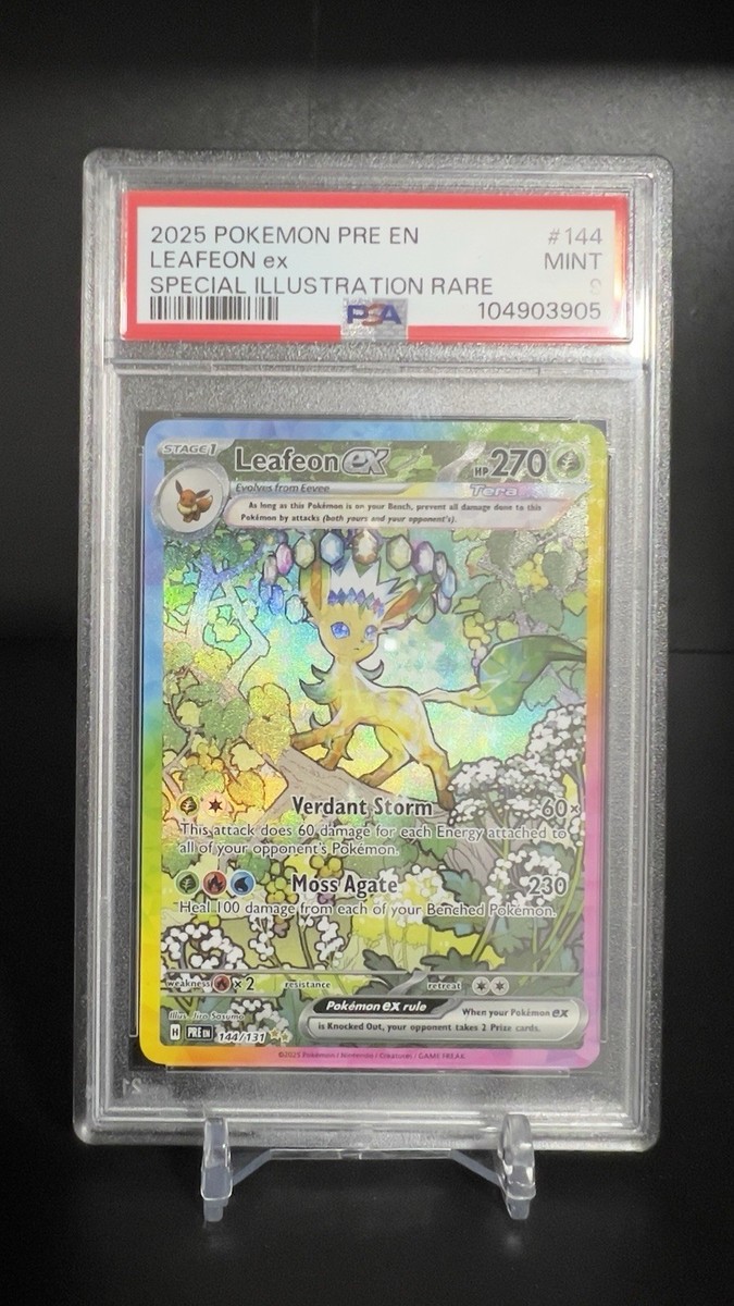 Leafeon ex 144/131 Sv: Prismatic Evolutions Holo for sale online