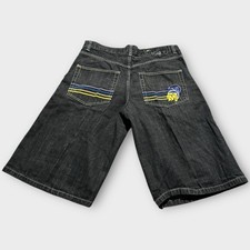 Mecca USA Denim Shorts Mens 38 Dark Baggy Loose Hip Hop Skater Vintage Y2K