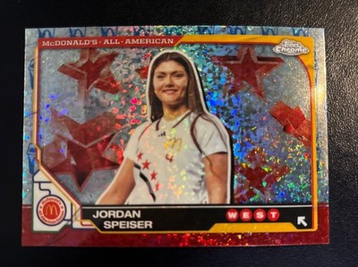 2025 Topps Chrome McDonald's All American Jordan Speiser 75 McFlurry Refractor