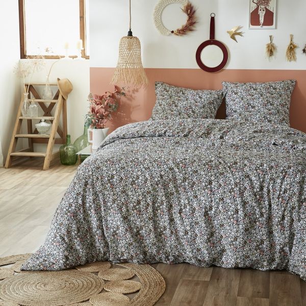 Parure de lit 200x200 cm Coton Malia anti-transpiration pour literie double