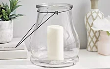 Glass Lantern - Multiple Available - With Handle
