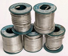Canfield 100% Watersafe Lead Free .125in Silver Solder  Lot Of 5 Spools 4lb+